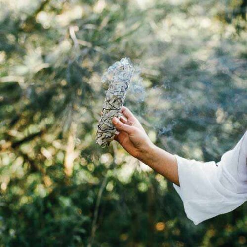 Burn Aromatic Herbs as Homegrown Incense